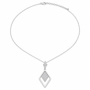 Silver Prism Diamond Pendant product image 1
