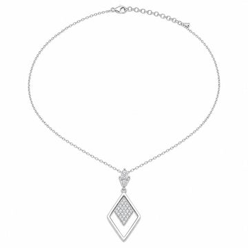 Silver Prism Diamond Pendant product image 1