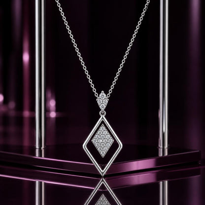 Silver Prism Diamond Pendant product image 4