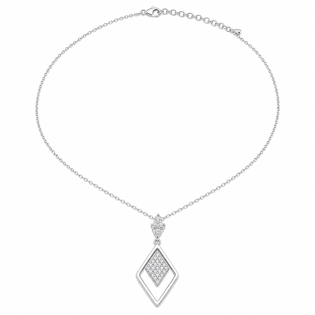 Silver Prism Diamond Pendant product image 1