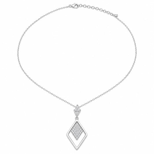 Silver Prism Diamond Pendant product image 1