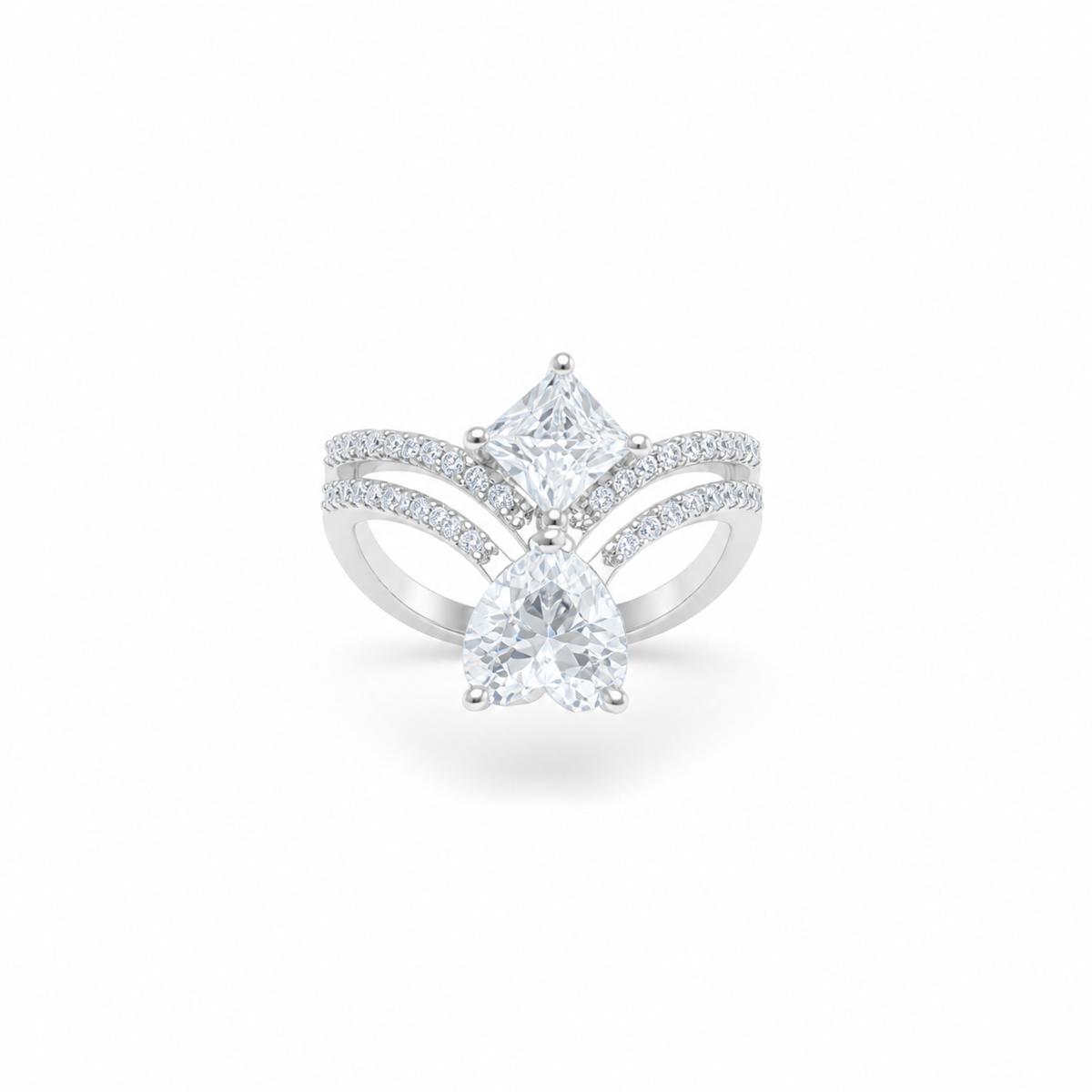 Silver Radiant Duo Ring product image 1