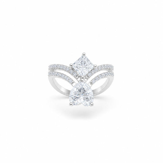 Silver Radiant Duo Ring product image 1