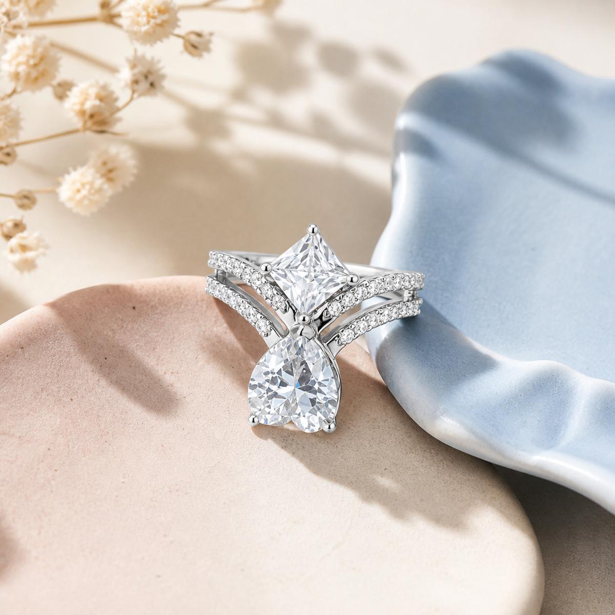 Silver Radiant Duo Ring product image 5