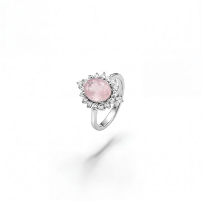 Silver Roselle Halo Ring product image 7