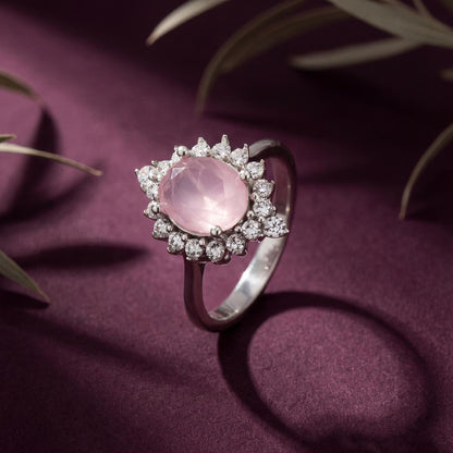 Silver Roselle Halo Ring product image 2