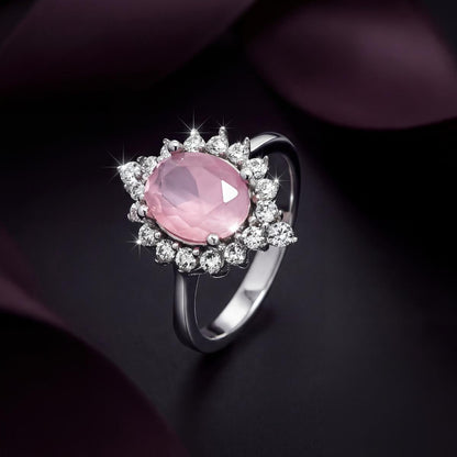 Silver Roselle Halo Ring product image 3