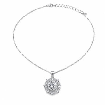 Silver Rosette Halo Pendant product image 1