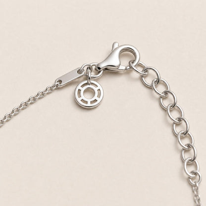 Silver Ruby Heart Anklet product image 8