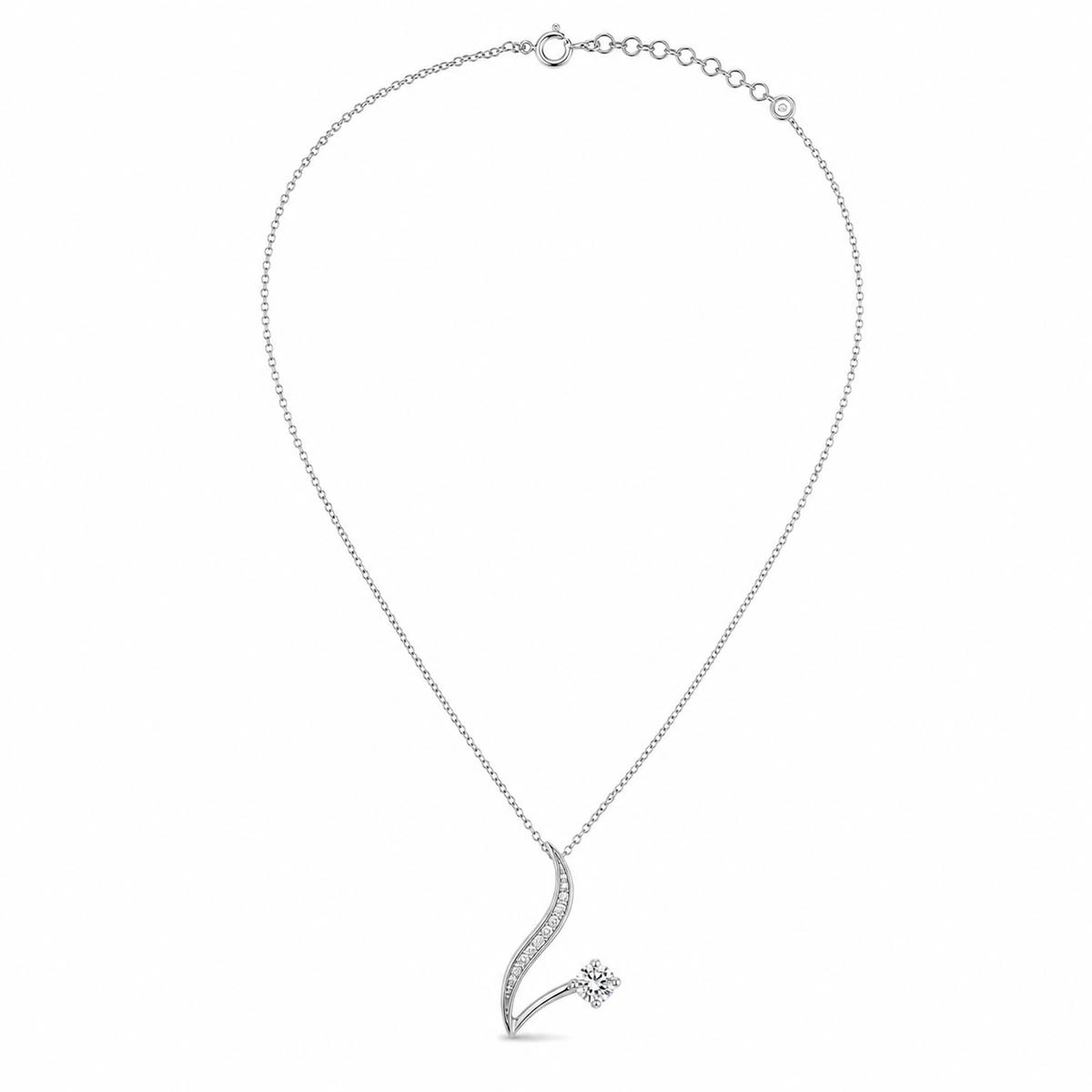 Silver Seraph Curve Pendant product image 1