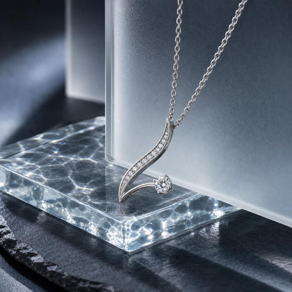 Silver Seraph Curve Pendant product image 4