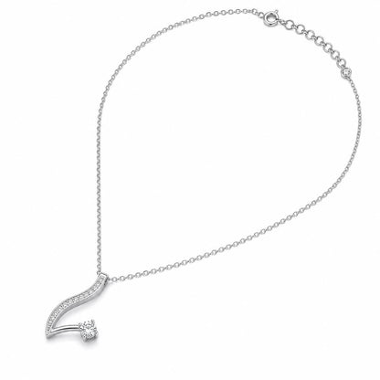 Silver Seraph Curve Pendant product image 2