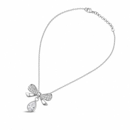 Silver Seraphina Bow Drop Pendant product image 2