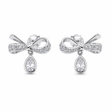 Silver Seraphina Bow Earrings product image 1