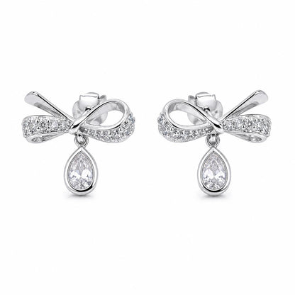 Silver Seraphina Bow Earrings product image 1