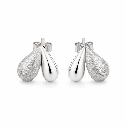 Silver Seraphina Twin Leaf Earrings product image 1