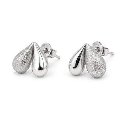 Silver Seraphina Twin Leaf Earrings product image 6
