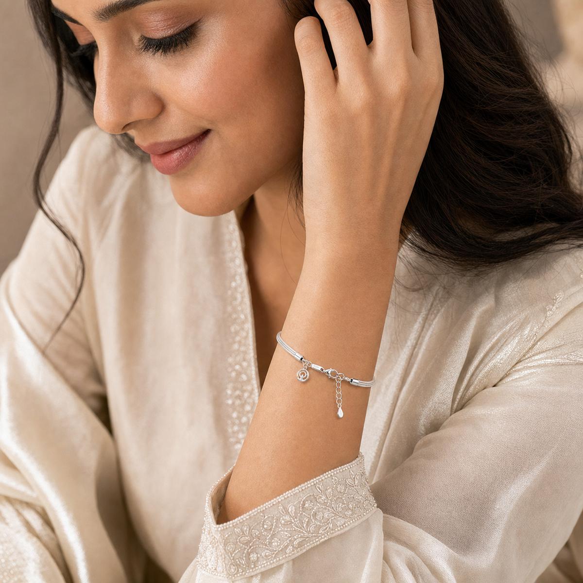 Silver Serena Coil Bracelet product image 6