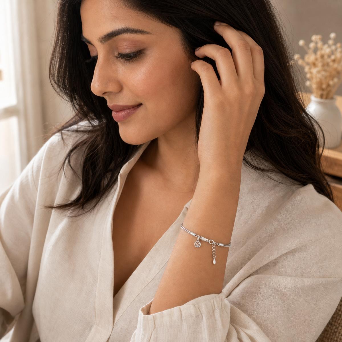 Silver Serena Coil Bracelet product image 5