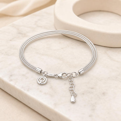 Silver Serena Coil Bracelet product image 2