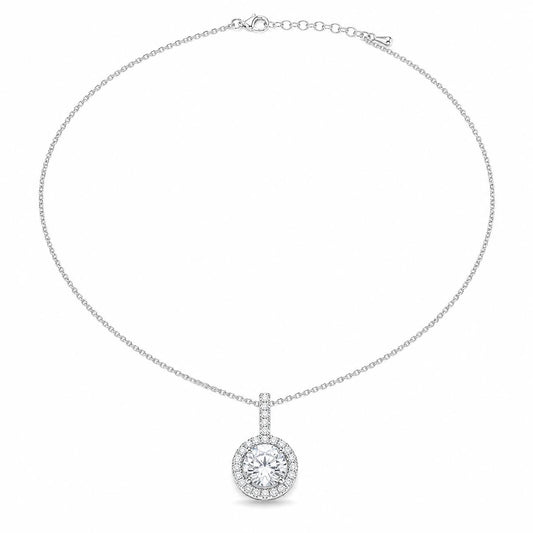 Silver Solara Halo Pendant product image 1