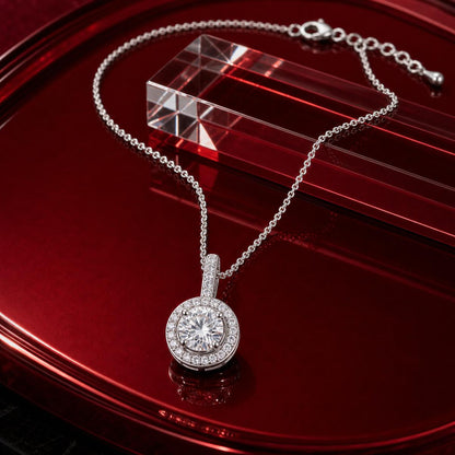 Silver Solara Halo Pendant product image 4