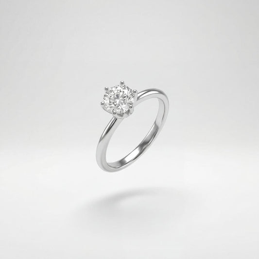 Silver Solitaire Shine Ring product image 1