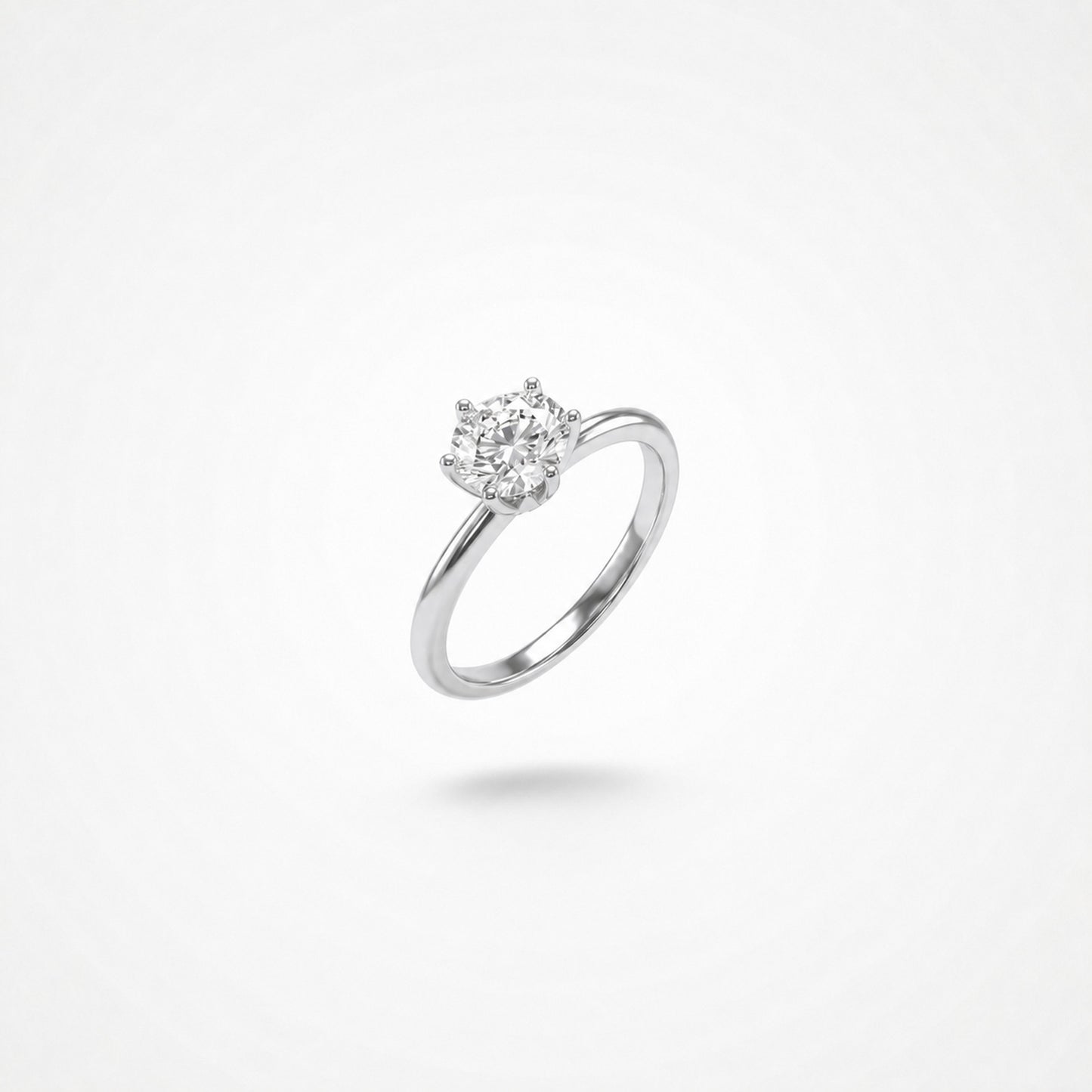 Silver Solitaire Shine Ring product image 2