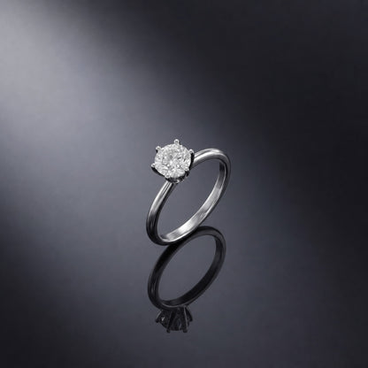 Silver Solitaire Shine Ring product image 4