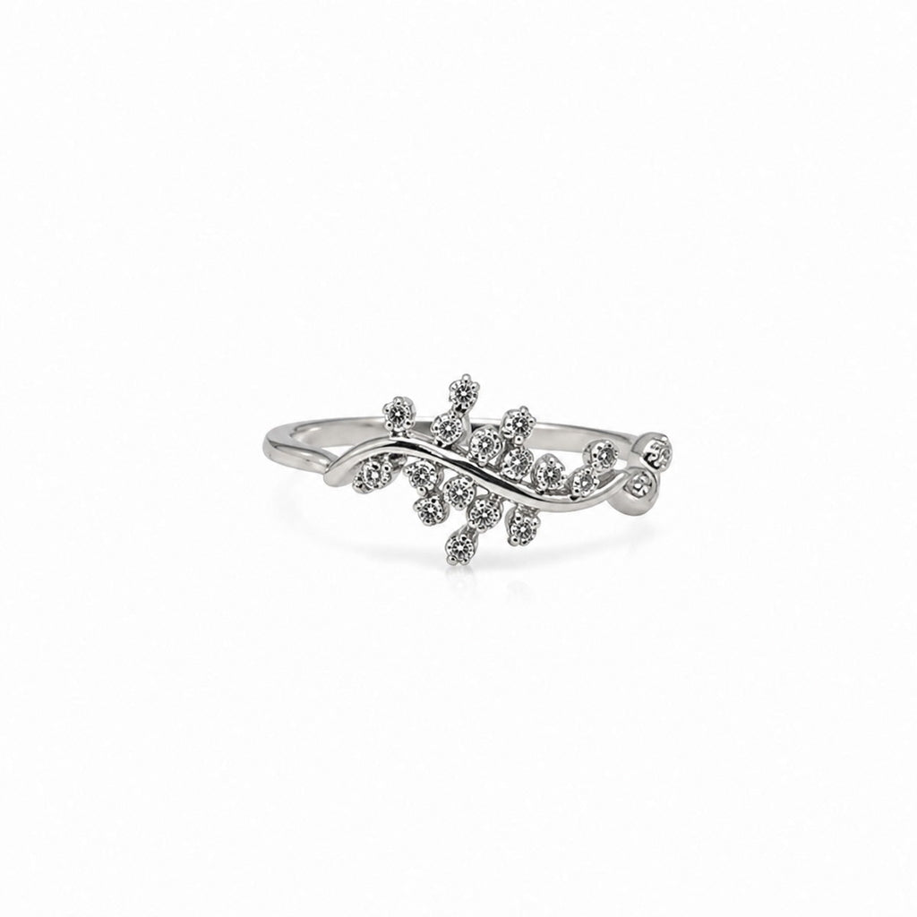Silver Sparkling Vine Ring product image 1