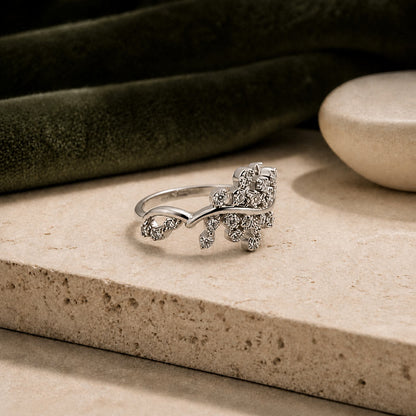 Silver Sparkling Vine Ring product image 2