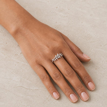 Silver Sparkling Vine Ring product image 3