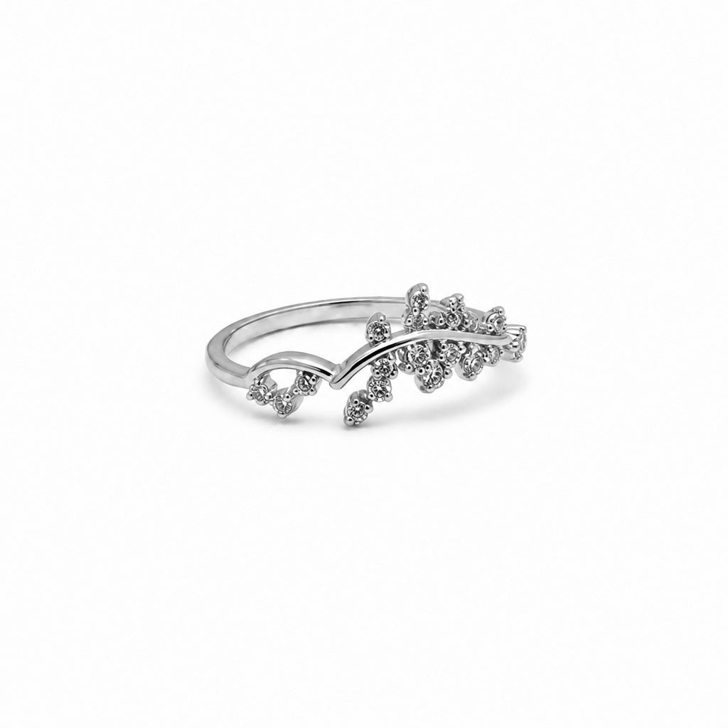 Silver Sparkling Vine Ring product image 5