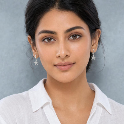 Silver Tara Star Bloom Earrings product image 8