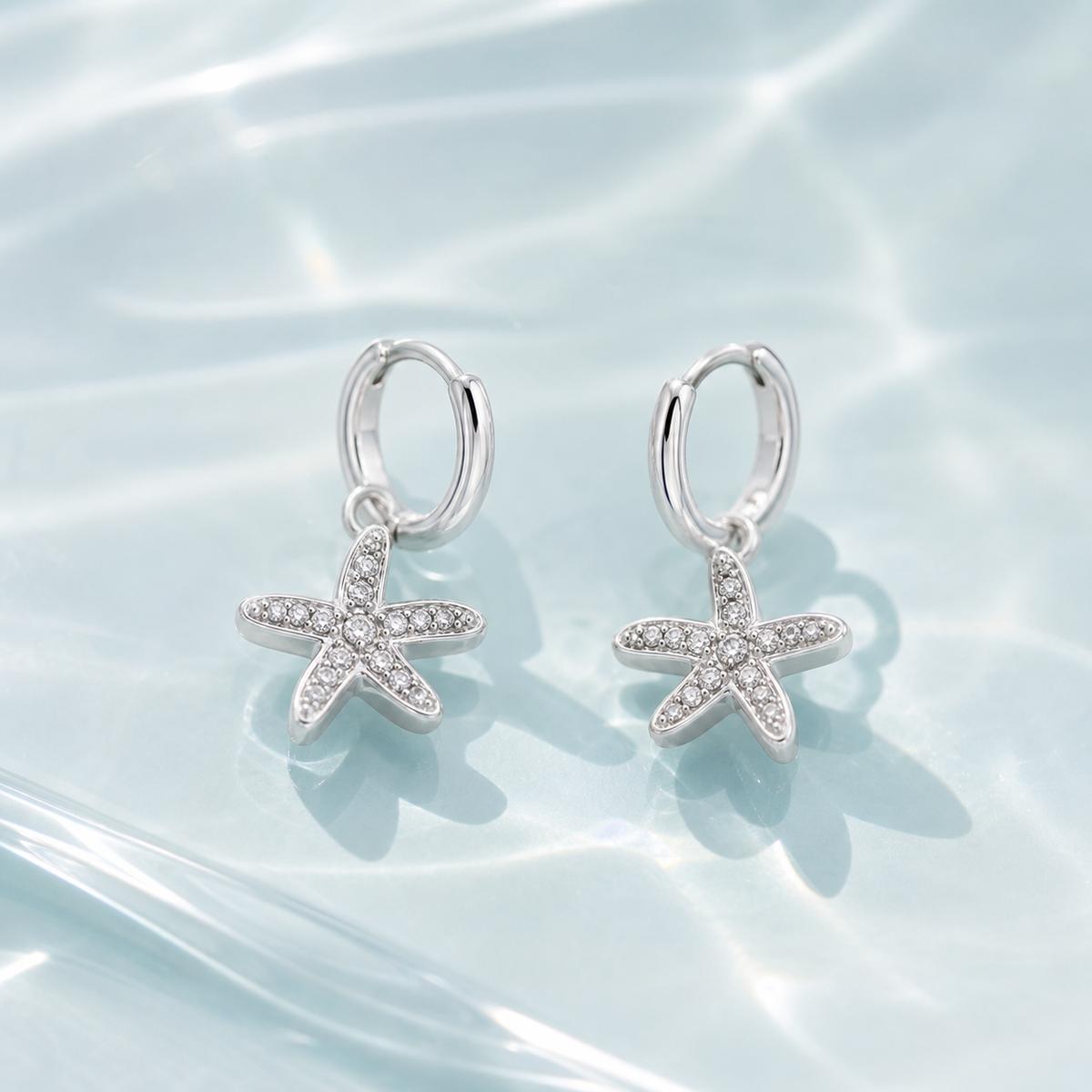Silver Tara Star Bloom Earrings product image 5