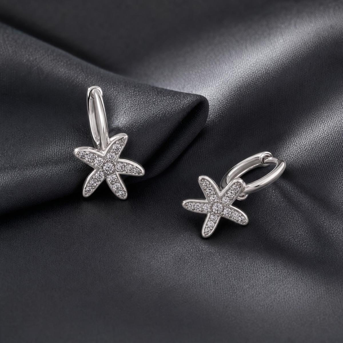 Silver Tara Star Bloom Earrings product image 6