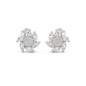 Silver Tara Sunburst Bloom Earrings product image 1