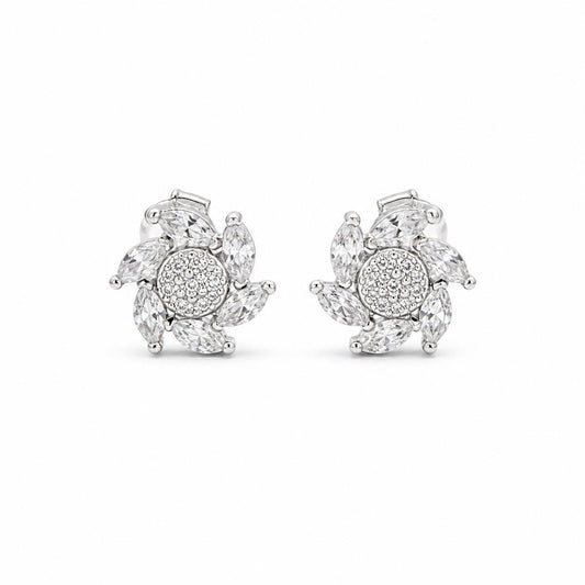 Silver Tara Sunburst Bloom Earrings product image 1