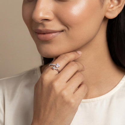 Silver Adjustable Trinity Ring product image 6