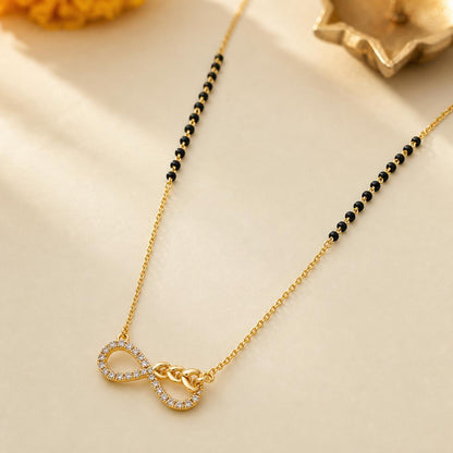 Yellow Gold Infinity Grace Mangalsutra product image 5