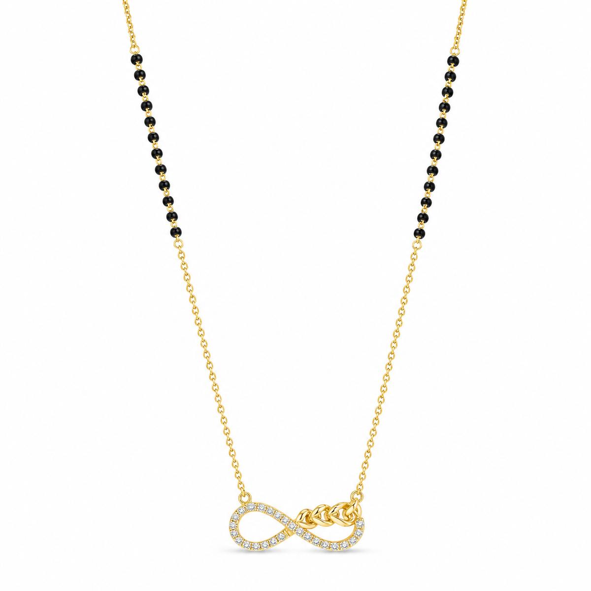 Yellow Gold Infinity Grace Mangalsutra product image 1