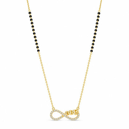 Yellow Gold Infinity Grace Mangalsutra product image 1