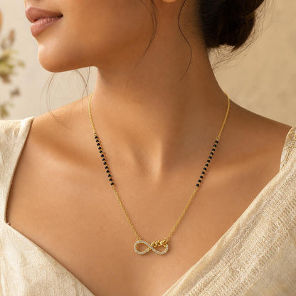 Yellow Gold Infinity Grace Mangalsutra product image 4