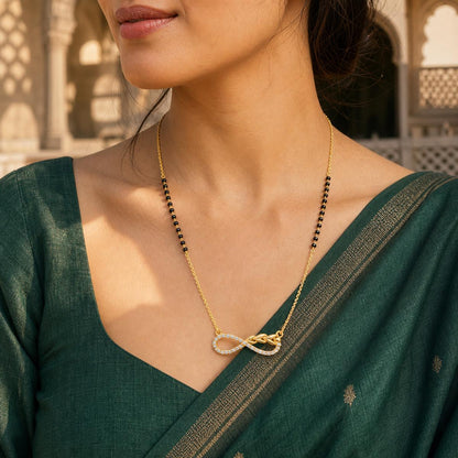 Yellow Gold Infinity Grace Mangalsutra product image 6