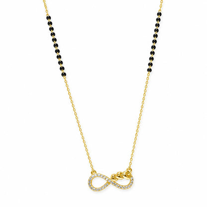 Yellow Gold Infinity Grace Mangalsutra product image 2