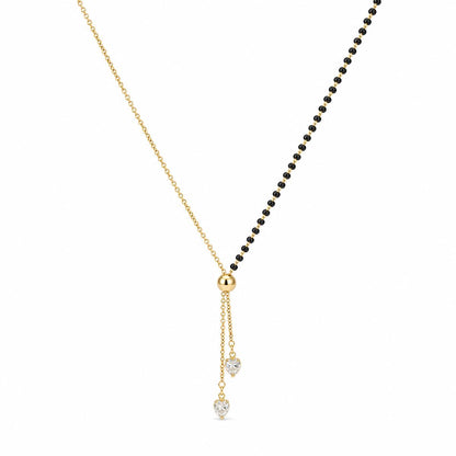 Yellow Gold Lariat Spark Mangalsutra product image 2
