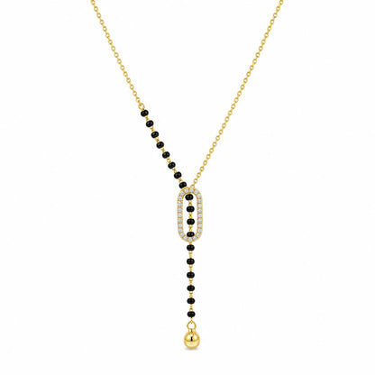 Yellow Gold Oval Cascade Mangalsutra product image 1