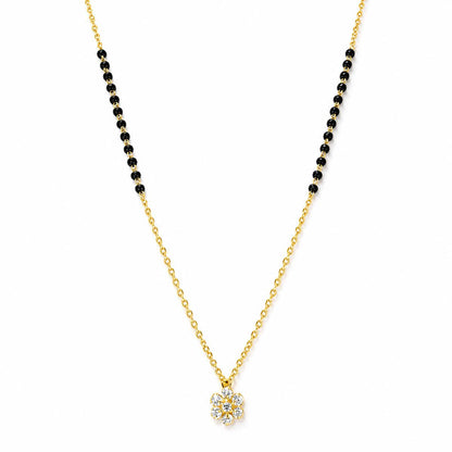 Yellow Gold Petal Spark Mangalsutra product image 1